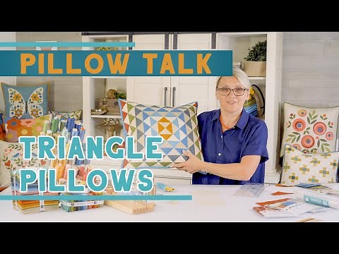 Pillow Talk book by Edyta Sitar - Triangle Pillows from Laundry Basket Quilts - Fat Quarter Shop
