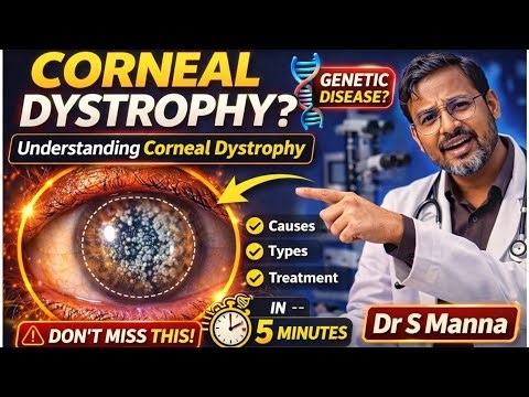 Corneal Dystrophy 👁️ | Genetic Disease? Explained in 5 Minutes | Dr S Manna