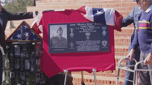 Legendary Marine Corps Sgt. John Basilone honored at Mt. Soledad Veterans Memorial