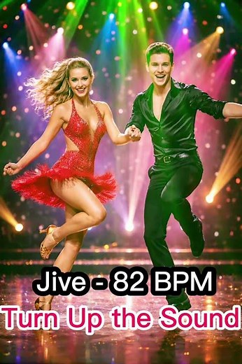 🎶 Turn Up the Sound – Jive | Ballroom Dance Practice Music