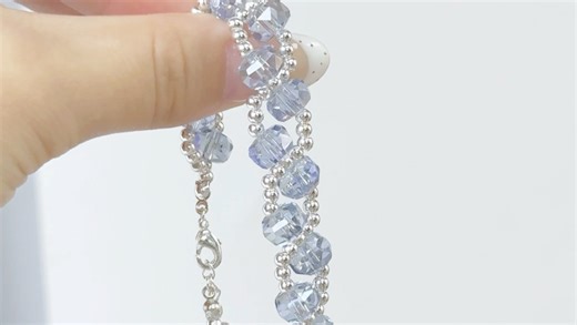 超简单的手链编织串珠教程来啦！简单又精致 宝宝们快来学～