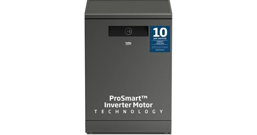 Beko Freestanding Dishwasher, 15 Place Settings, 11 Programs, A   Energy Rating, Manhattan Grey – BDEN38533GC