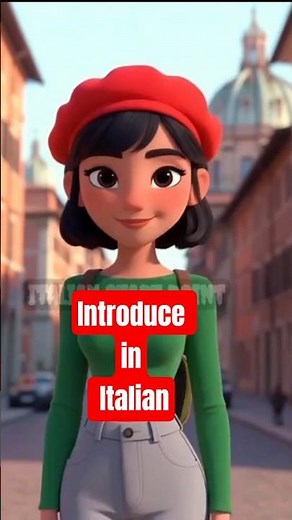 Basic Italian Introduction 🇮🇹 // #shorts // #italiaonline