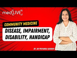 Disease → Impairment → Disability → Handicap | PSM Made Easy for MBBS