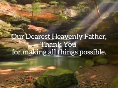 Webinar Opening Prayer with voice over