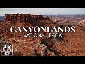 8K HDR Stunning Wallpaper Slideshow - Dramatic Desert Landscapes of Canyonlands National Park, Utah