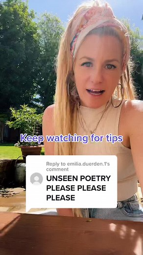 Unseen Poetry Tips and Literature Revision Course