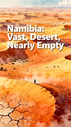 Why Namibia Has So Few People 😳#countrydocumentary #education