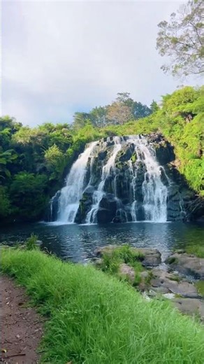 Cascading water therapy hits hard #relaxation #nature
