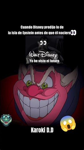 Disney predijo el caso Epstein 😱 #disney #pinocchio #meme #animation