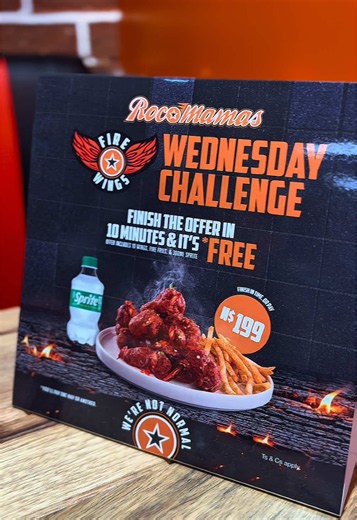 RocoMamas Fire Wingz Challenge Windhoek — 10 Wings in 10 Minutes