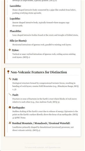 Volcanism and Volcanic Landforms: Types of Volcanoes, Eruptions, Intrusive and Extrusive Forms