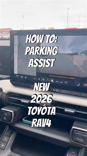 How to use park assist on the new 2026 Toyota Rav4 with Justin Stevenson at #ToyTC