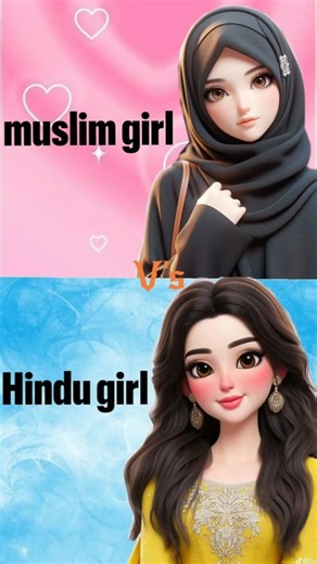 Hindu vs Muslim Girls 💫 | Tradition Meets Style 🔥 Who is Best? #hindu #vs #muslim #fashion
