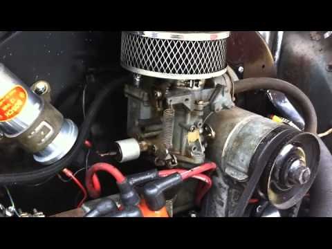 VW Single Weber 44 IDF & Electric Rotary fuel pump install