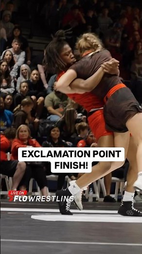 #1 Morgan Turner DELIVERS with a fall over #2 Julia Horger!