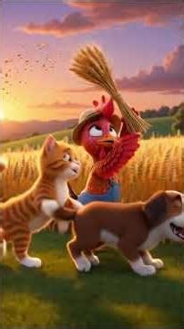 The Little Red Hen | Hard Work Story 🐔✨ | Disney Pixar Style Shorts