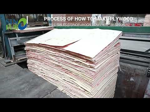 Process of How To Make Plywood Complete Plywood Production Line