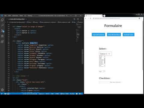 174 Select et Checkbox