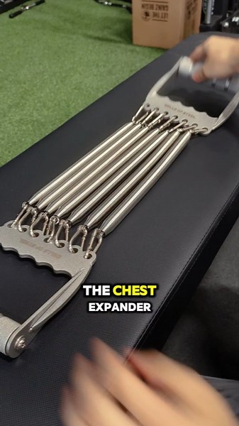 Bells of Steel on Instagram: "Old school is the new school?!🔥 Master resistance with the Chest Expander! Perfect for sculpting your back, shoulders, and arms anytime, anywhere. Versatility in a Small Package its compact, portable, and Ideal for home or travel workouts. Who here remembers/used this unique piece of equipment? Let us know! . . . . . . . #HomeGym #FitnessAnywhere #StrengthTraining #PortableWorkout #CompactFitness #GymOnTheGo #GymEquipment #WorkoutGear #FitnessTools #ExerciseEquipme