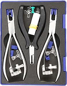 Glasses Plier, Rimless Disassembly Glasses Frame Eyeglass Plier Repair Set Optical Kit Tool