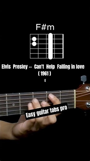 Can't Help Falling in Love ❤️ | Easy Guitar Chords Tutorial 🎸 | Elvis Presley #guitar