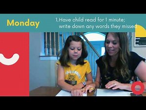 Reading Fluency Homework