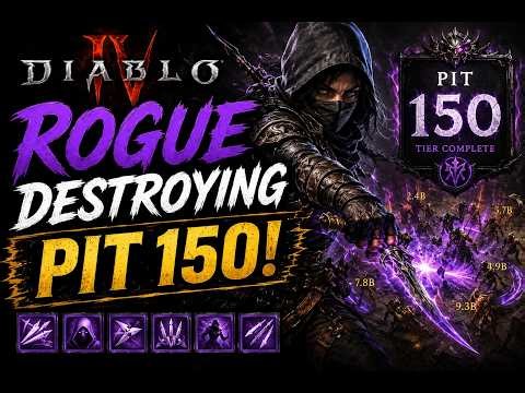 Diablo 4 Rogue is BROKEN in Pit 150!