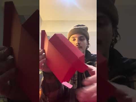 Temu explosion gift box how to fold lid