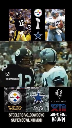 Madden NFL 2004 Mod - 1978 Pittsburgh Steelers vs. 1978 Dallas Cowboys | Super Bowl XIII