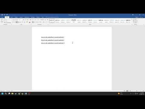 ✏️ How to Underline Text in Microsoft Word | Quick & Easy Tutorial
