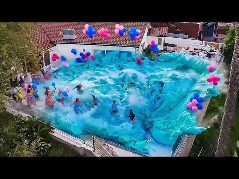 Gender reveal party gone wrong 😂 Funny family mishaps