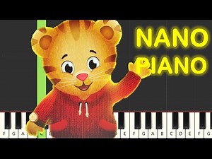How to Play the Daniel Tiger's Neighbourhood Theme Song on the Piano
