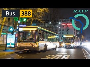 Bus 388 RATP | Porte d'Orléans - Métro - Tram - Bourg-la-Reine RER - 4K