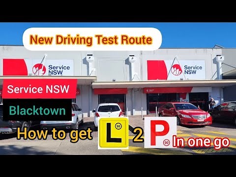 New Driving Test Route at Service NSW Blacktown Get your Driving Licence in one attempt