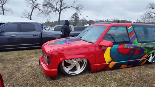 26K views · 894 reactions | After Math Truck Club brings out some of the highest quality builds at every show - take a walk through their booth area at Lone Star Throwdown 2025 #sickslammedtrucks | SICK Slammed Trucks | Facebook