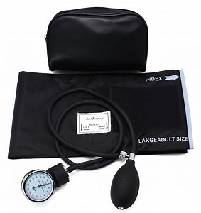LotFancy Aneroid Sphygmomanometer, Manual Blood Pressure Monitor with Large Adult Cuff 13" to 20"