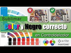 Perfil de COLOR PERSONALIZADO para SUBLIMACION Paso a Paso en controldelcolor 2021
