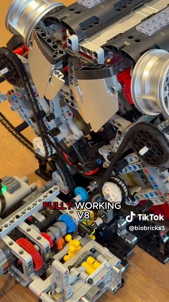 Lego V8 Engine Building Set for Car Lovers