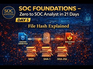 Day 5 – File Hash Explained: A SOC Digital Fingerprint Guide
