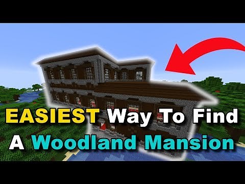 EASIEST Way To Find A Woodland Mansion In Minecraft (Quick Tutorial)