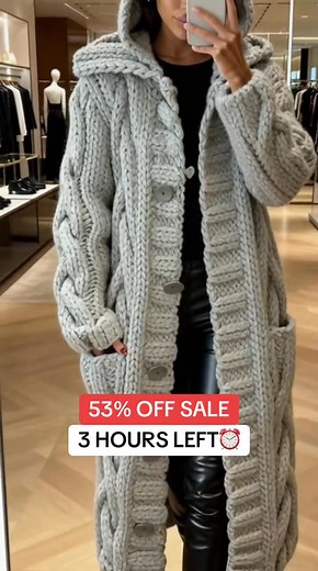 🧥✨ This batwing sleeve cardigan has become my favorite cozy staple! The soft, chunky knit feels so comfortable, and the open front with cable knit back adds such a chic, relaxed vibe. 👖❤️ I love pairing it with skinny jeans and ankle boots for a stylish yet effortless look—perfect for work, weekends, or coffee runs. | Expectist shop