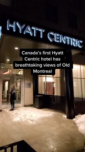 7.3K views · 20 reactions | Canada's First Hyatt Centric Has Unique Decor & Breathtaking Views Of Old Montreal | MTL Blog | Facebook