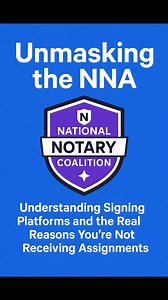 Today we’re diving into Unmasking the NNA. Let’s talk about how the SigningAgent.com platform requires you to pay just to get listed on the NNA site—yet still offers zero guarantee of work. Meanwhile, Snapdocs is integrated directly with the NNA through an API. And when we spoke to Snapdocs, they made it clear: “It’s a client requirement.” So if the NNA “has nothing to do with Snapdocs,” why is your verification status—aka proof that you paid into their system—being pushed through their API? Mak