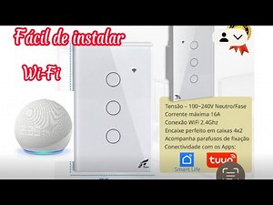 Como instalar interruptor inteligente Wi-Fi