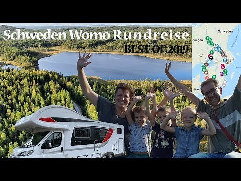 Mit dem WOHNMOBIL durch SCHWEDEN - Rundreise mit Übernachtungsplätzen und Sehenswürdigkeiten Tipps