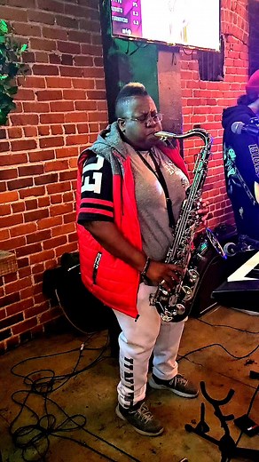 1.2K views · 40 reactions | Dez Glover aka Dez The Pharoah, doing what she do best... all things #music #saxophone #keys #drums #percussion #songwriter #singer #vocalcoach #composer #band @ Saxual Deviants @QYandTheHighCourt #livemusic #covers & #original | MaineTain Glover-Thompson | Facebook