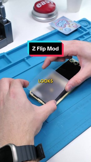 Modding The Z Flip 6: Transparent Glass & Suction Cup Removal