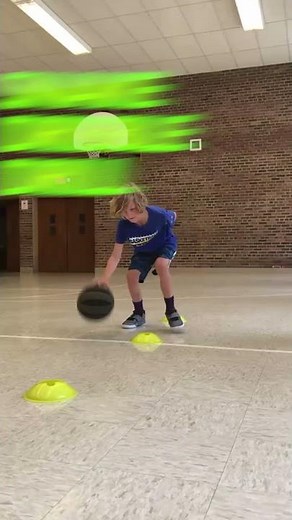 Basketball Dribbling Drill For Beginners 🏀 #shorts