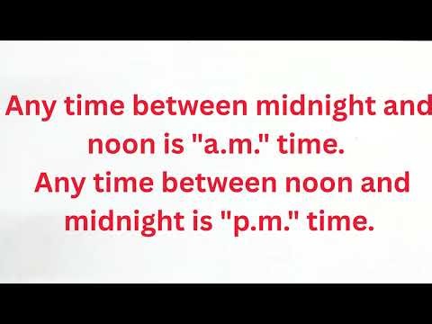 Read and Write Time II 24-Hour Format II Class 3 II Class 4